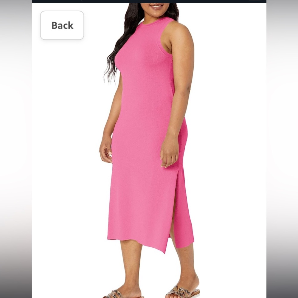 NWT Pink midi dress
